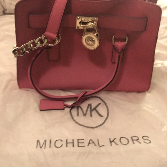 Michael Kors Sm Hamilton in Gorgeous Watermelon - Picture 8 of 8